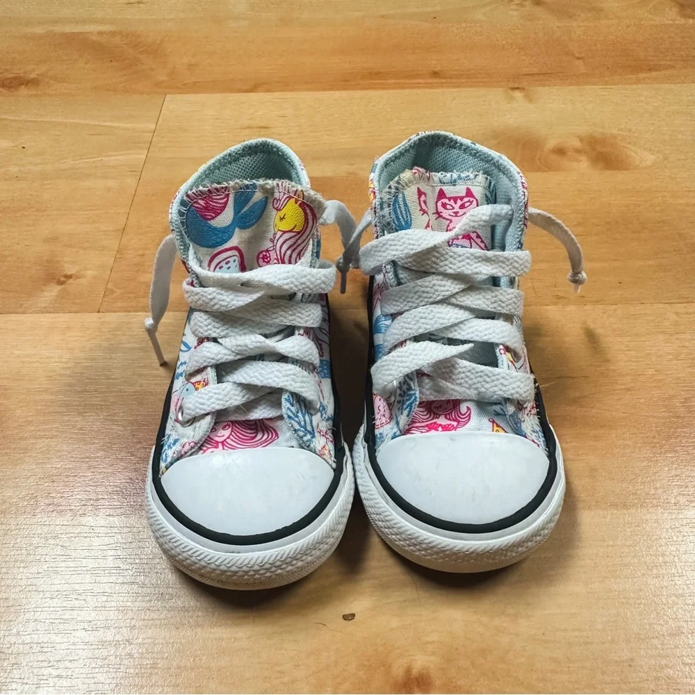 Converse Chuck Taylor All Star Ocean Graphic High Top Sneakers Size Toddler 5